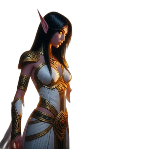 fantasy art, concept art, 3d render, pixel art transparent PNG cut-out