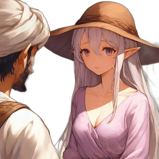 hat, dress, dragon, face transparent PNG cut-out