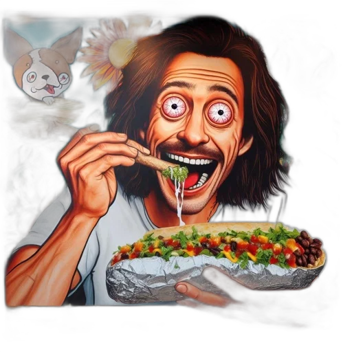 food, creature, animal, face transparent PNG cut-out