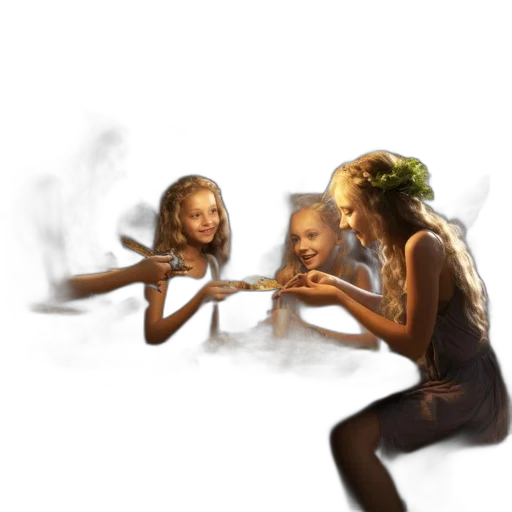 concept art, fantasy art, photorealistic, oil painting transparent PNG cut-out