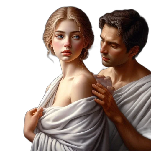dress, oil painting, photorealistic, fantasy art transparent PNG cut-out