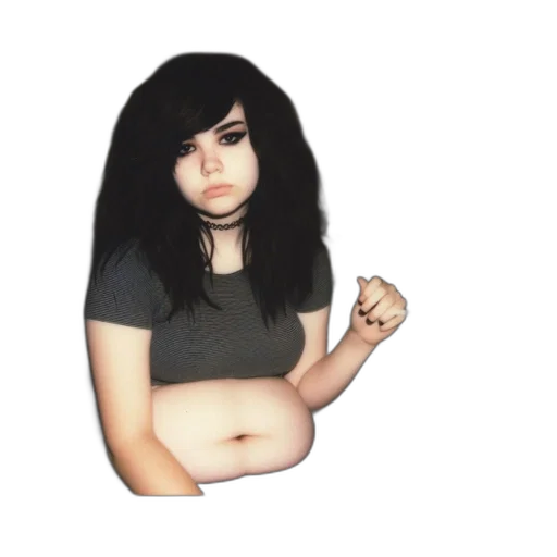 creature, hair, face, dress transparent PNG cut-out