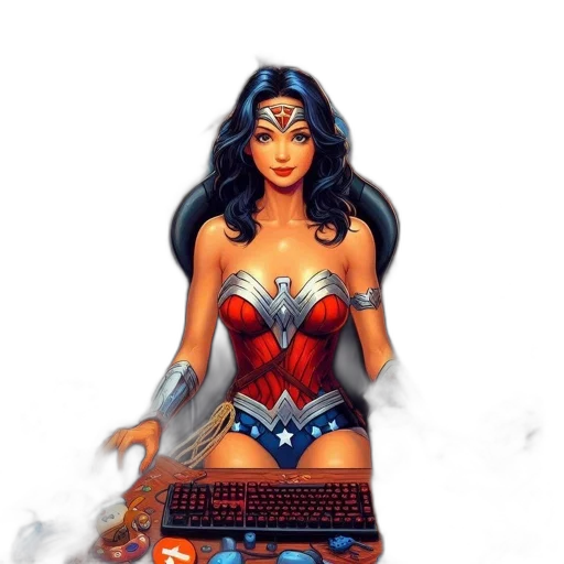comic book art, fantasy art, concept art, pixel art transparent PNG cut-out