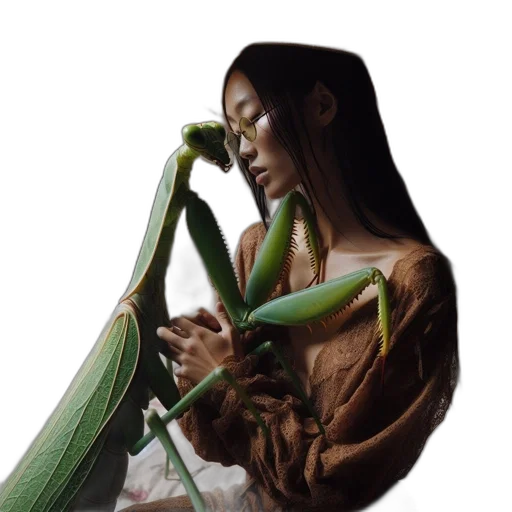 creature, hair, dragon, umbrella transparent PNG cut-out