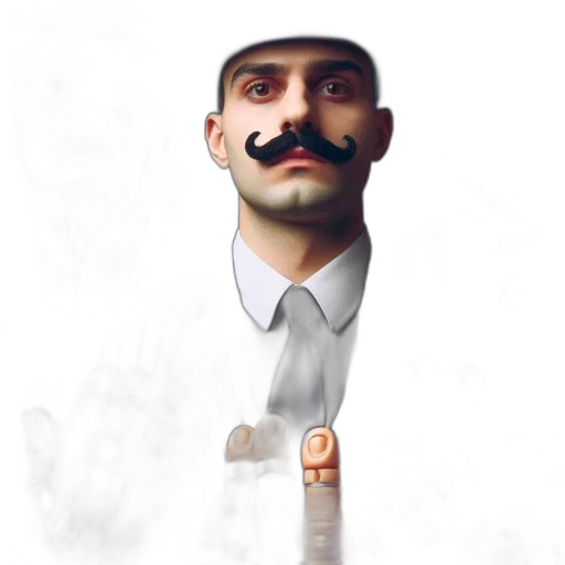 staff, face, mask, hat transparent PNG cut-out