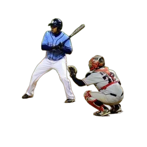 baseball, player, blue, uniform transparent PNG cut-out