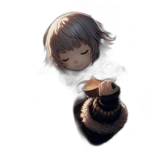 mask, hair, creature, face transparent PNG cut-out