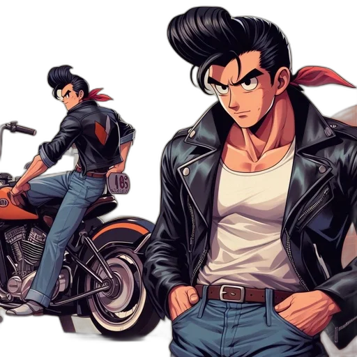 jacket, comic book art, concept art, cartoon transparent PNG cut-out