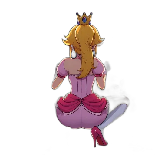 crown, dress, staff, concept art transparent PNG cut-out