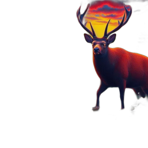animal, crown, creature, concept art transparent PNG cut-out