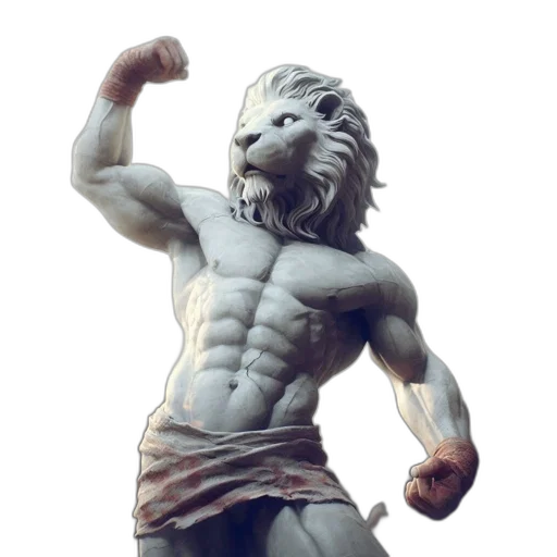 animal, creature, sword, 3d render transparent PNG cut-out