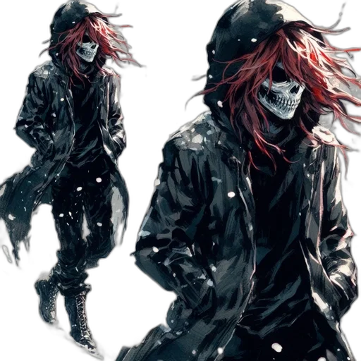 jacket, mask, creature, face transparent PNG cut-out