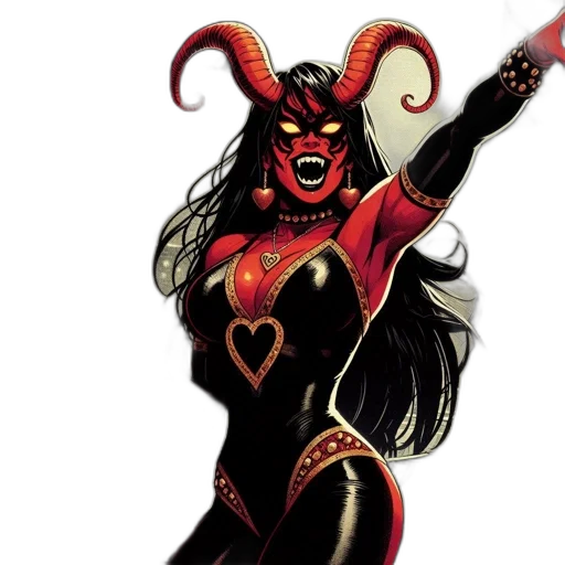 comic book art, concept art, female, character transparent PNG cut-out
