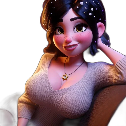 dress, jewelry, staff, crown transparent PNG cut-out