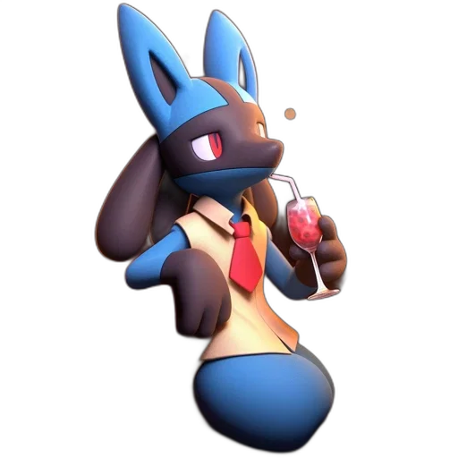 staff, food, animal, 3d render transparent PNG cut-out