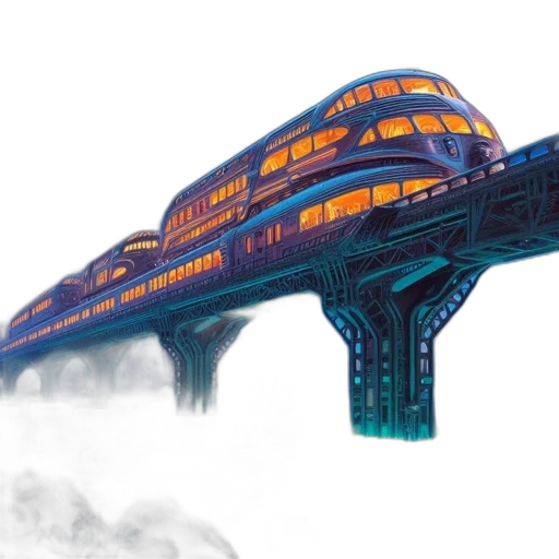 building, concept art, 3d render, fantasy art transparent PNG cut-out