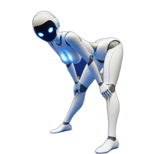 robot, staff, animal, creature transparent PNG cut-out