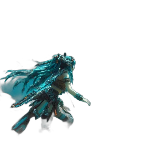 hair, dragon, creature, mask transparent PNG cut-out