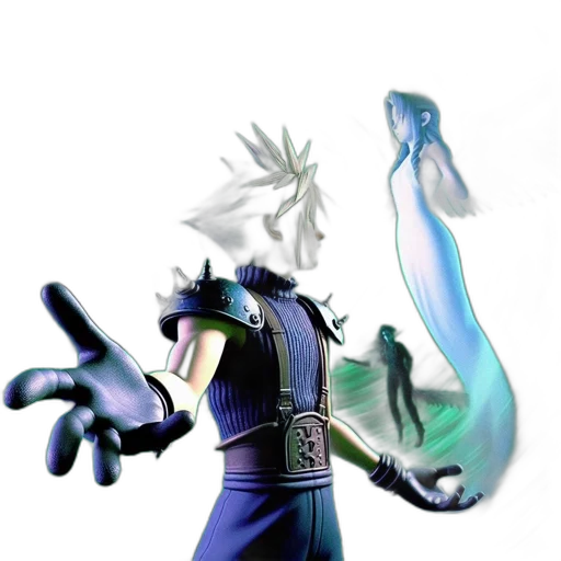 dragon, staff, sword, mask transparent PNG cut-out
