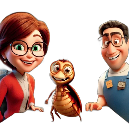 3d render, concept art, cartoon, comic book art transparent PNG cut-out