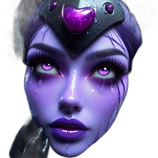 face, mask, crown, staff transparent PNG cut-out