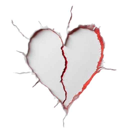3d render, concept art, photorealistic, heart transparent PNG cut-out