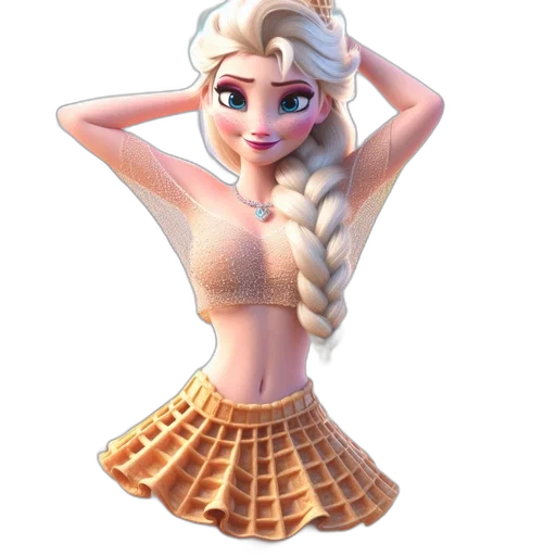 dress, crown, jewelry, hair transparent PNG cut-out