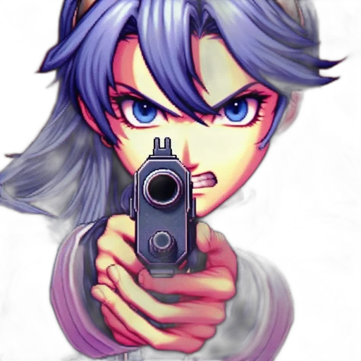 weapon, face, robot, staff transparent PNG cut-out