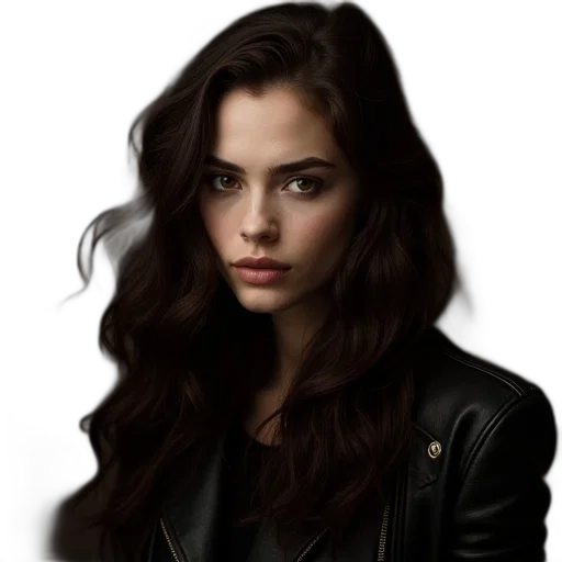 jacket, hair, face, crown transparent PNG cut-out