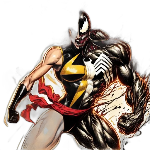comic book art, concept art, fantasy art, cartoon transparent PNG cut-out