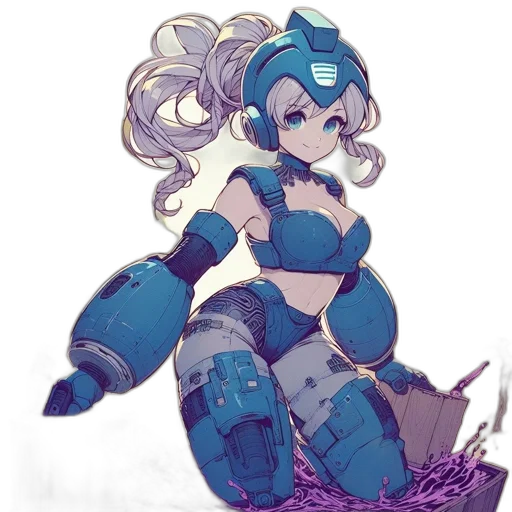 robot, dragon, creature, dress transparent PNG cut-out