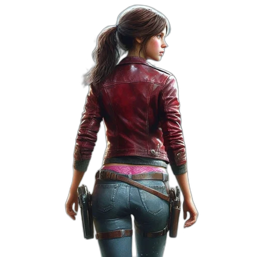 jacket, concept art, photorealistic, cyberpunk transparent PNG cut-out