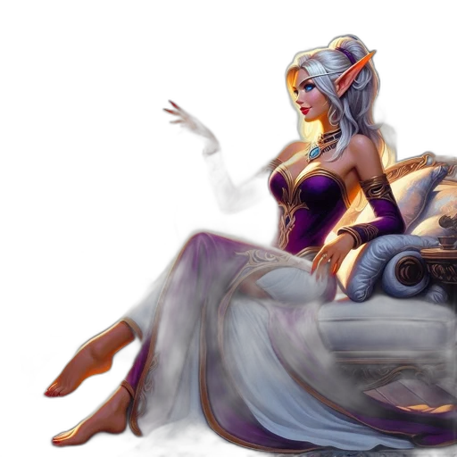 dress, weapon, fantasy art, concept art transparent PNG cut-out