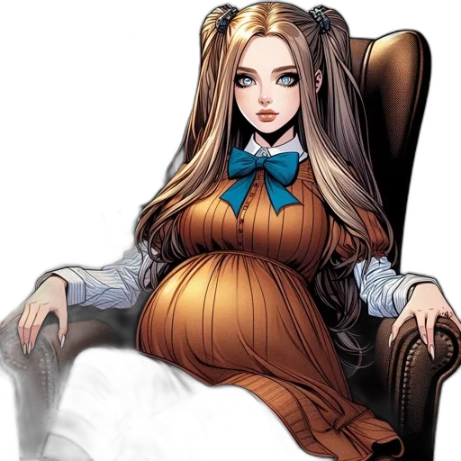 dress, staff, furniture, concept art transparent PNG cut-out