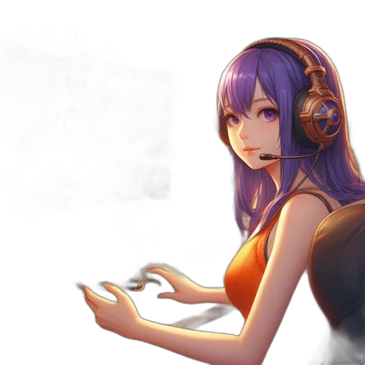 dress, staff, robot, weapon transparent PNG cut-out
