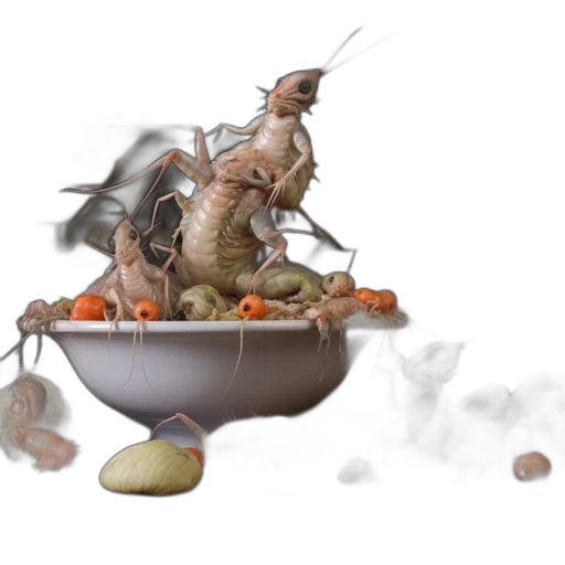 food, dragon, creature, concept art transparent PNG cut-out