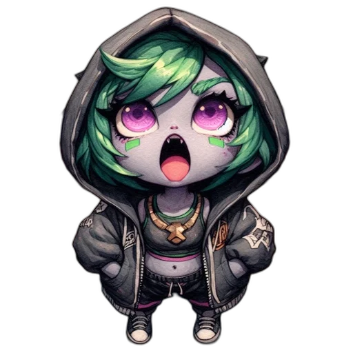 jacket, staff, pixel art, concept art transparent PNG cut-out