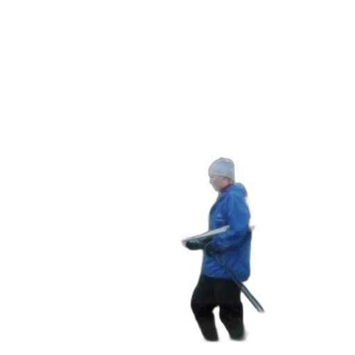jacket, staff, mask, creature transparent PNG cut-out