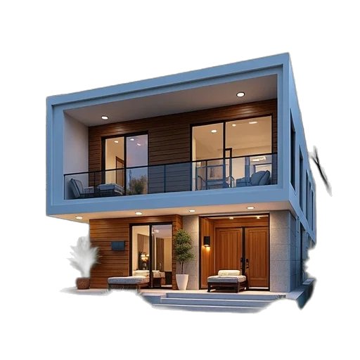 building, furniture, 3d render, photorealistic transparent PNG cut-out