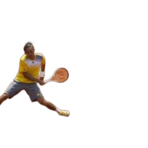 3d render, photorealistic, pixel art, tennis transparent PNG cut-out