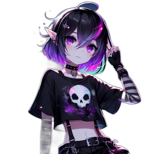jacket, weapon, staff, mask transparent PNG cut-out