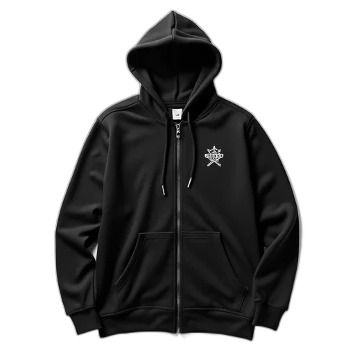 jacket, 3d render, monochrome, black transparent PNG cut-out