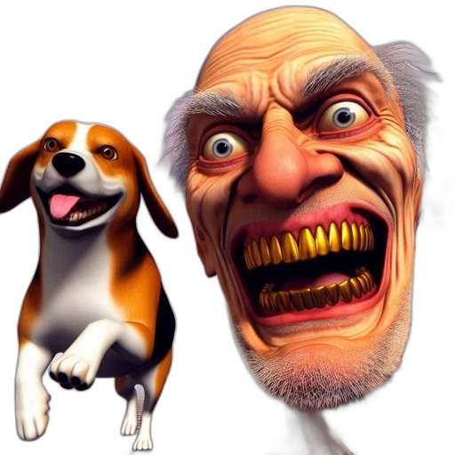 animal, creature, face, concept art transparent PNG cut-out