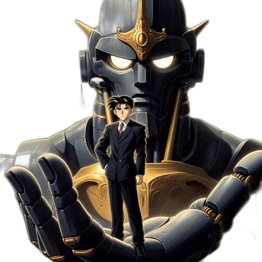 mask, robot, concept art, comic book art transparent PNG cut-out