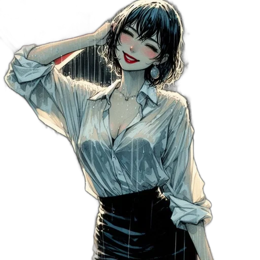 staff, dress, jacket, hat transparent PNG cut-out