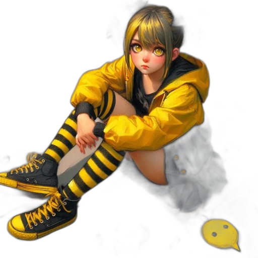 jacket, staff, shoes, weapon transparent PNG cut-out