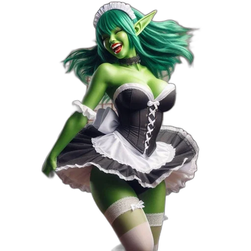 dress, staff, concept art, fantasy art transparent PNG cut-out