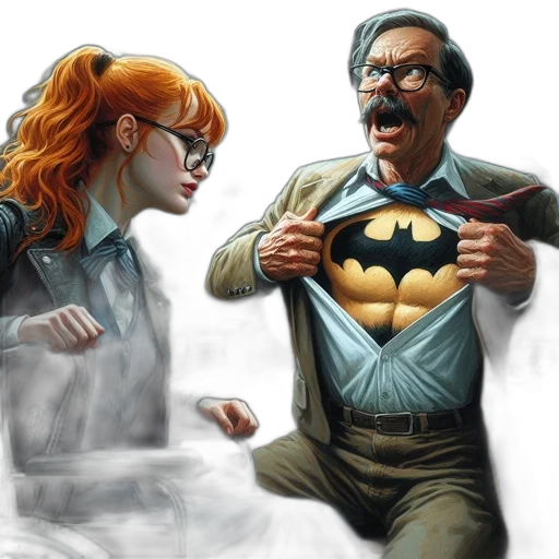 comic book art, concept art, photorealistic, fantasy art transparent PNG cut-out