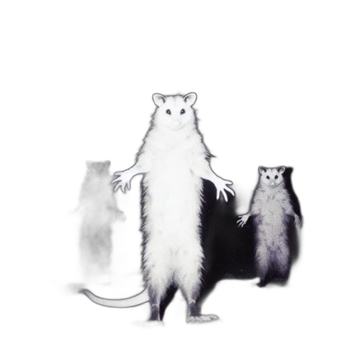 animal, crown, staff, creature transparent PNG cut-out