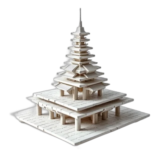 building, 3d render, concept art, photorealistic transparent PNG cut-out